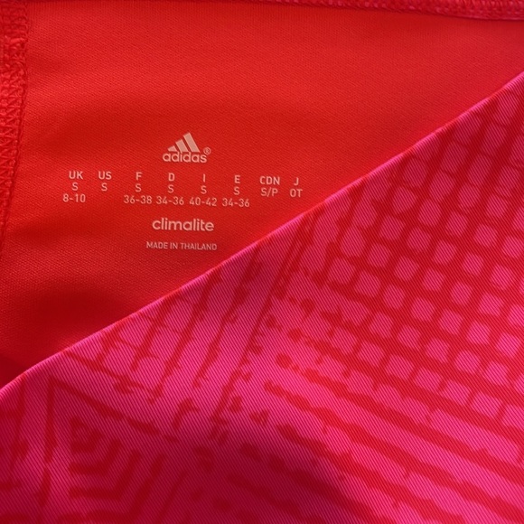 Adidas Climate pink,red Leggings, Small, wo pants, yoga, soft, sleek Womens - Picture 3 of 3